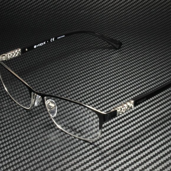 Vogue Women's Black and Silver Eyeglasses!